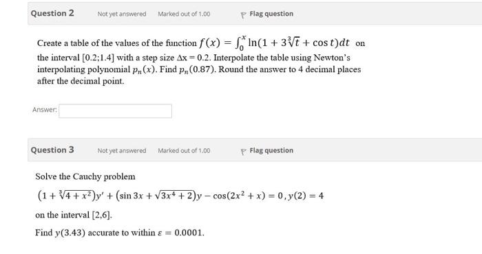 Please solve this 2 problems by using Matlab and Share the code