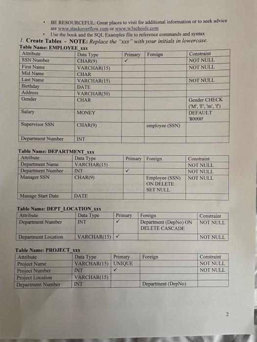 the sql server. This assignment counts as one lab in the LAB