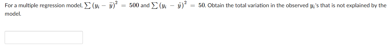 Hello, can someone help me with this. Fora multiple regression model, 2