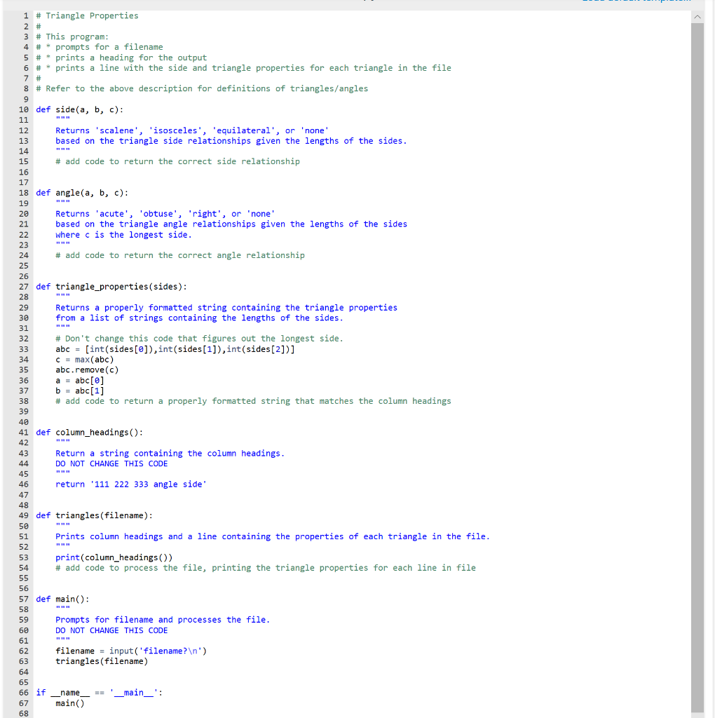 program to prompt for a filename print a heading for the output