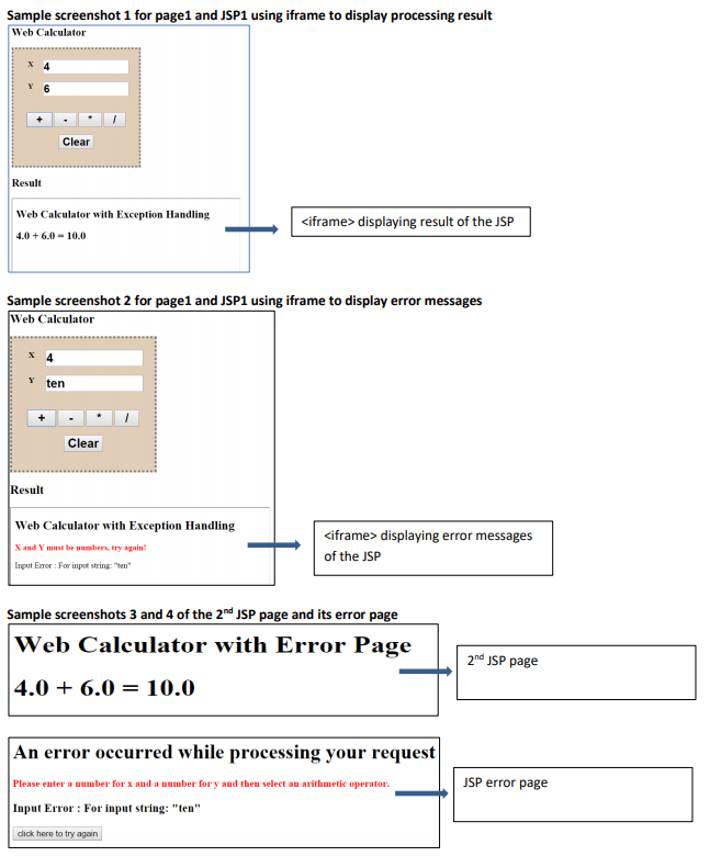 JSP and HTML requirements in an IDE like Netbeans, and I really