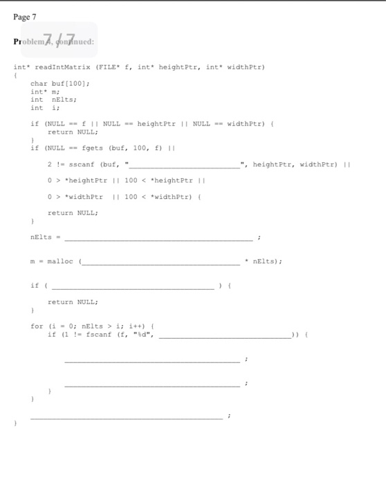 and I'O Prof. Lumetta needs your help with a function designed to