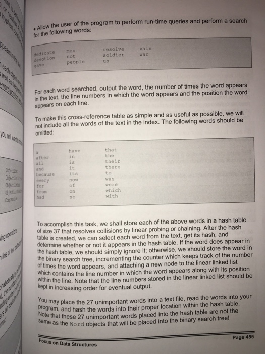 lab instructions, the classes and interfaces we are provided for the lab,