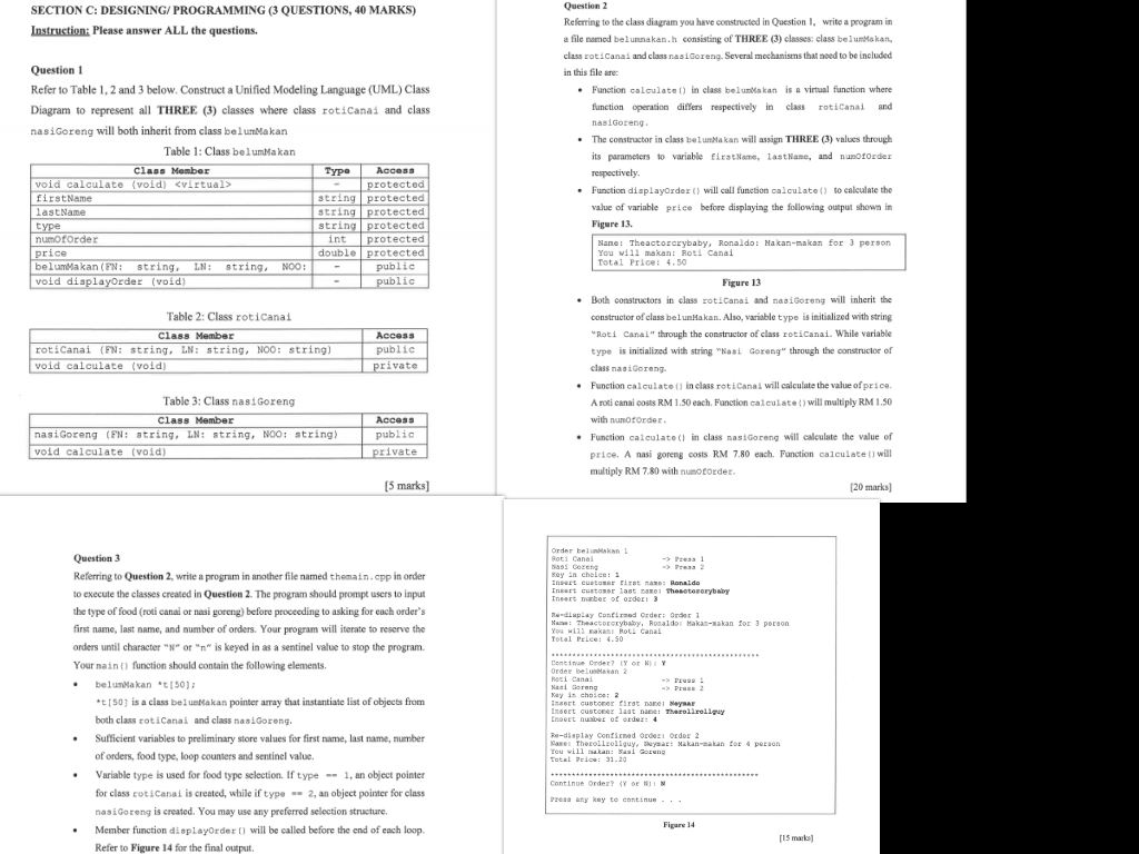 Can i have the answer (codes) for question 3 please. i am