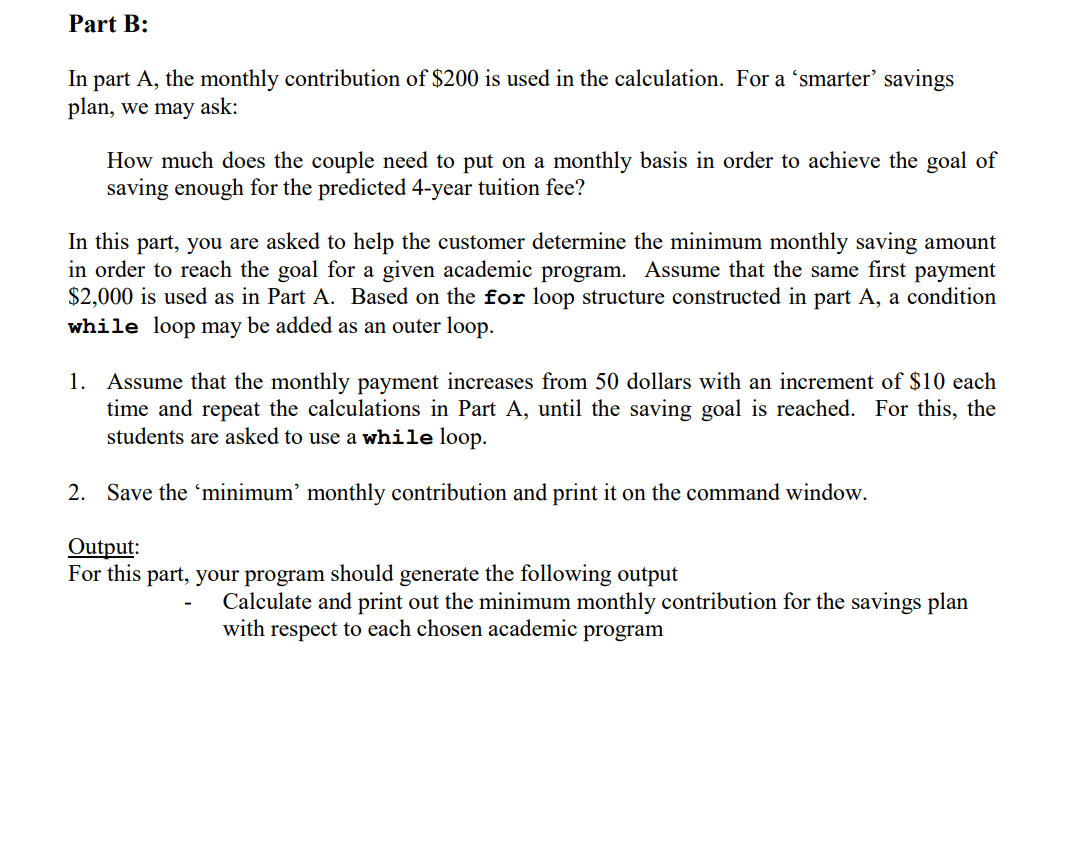 in programming, counted loops and conditional loops. A counted loop allows statement(s)
