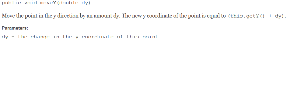 Sets the x-coordinate and y-coordinate of this point to newx and newY,
