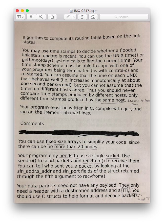 protocol to see who is connected to who and find the shortest