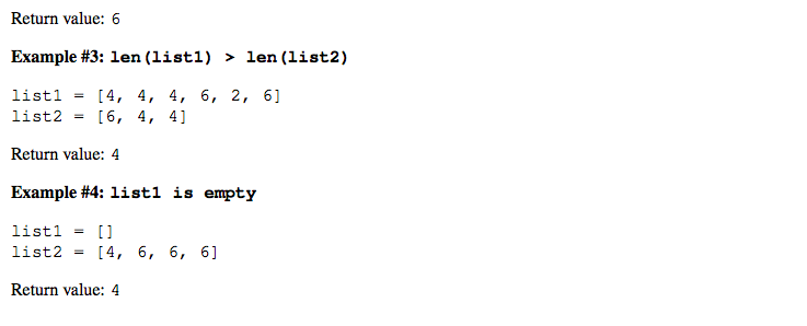 that takes two arguments, in this order: listl: a list of integers