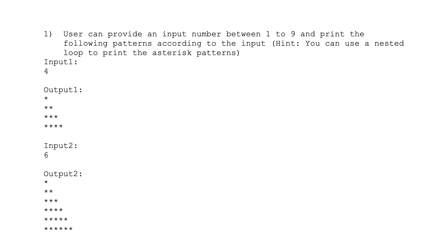  Write assembly language on (8086emulator) user can provide an input number