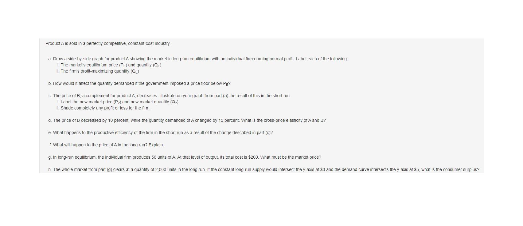 PLEASE ANSWER ONLY E,F,G,H DOWNLOAD THE IMAGE, IF ITS SMALL Product