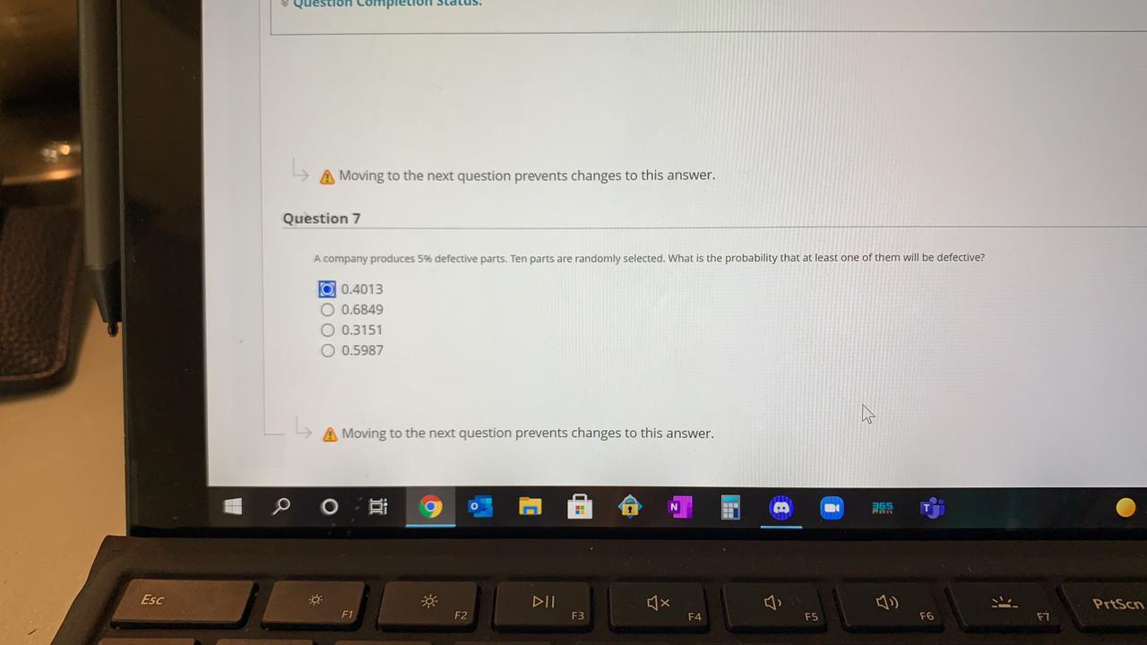 10 Question 6 0.5 points Save Answer A Ph.D. graduate has applied