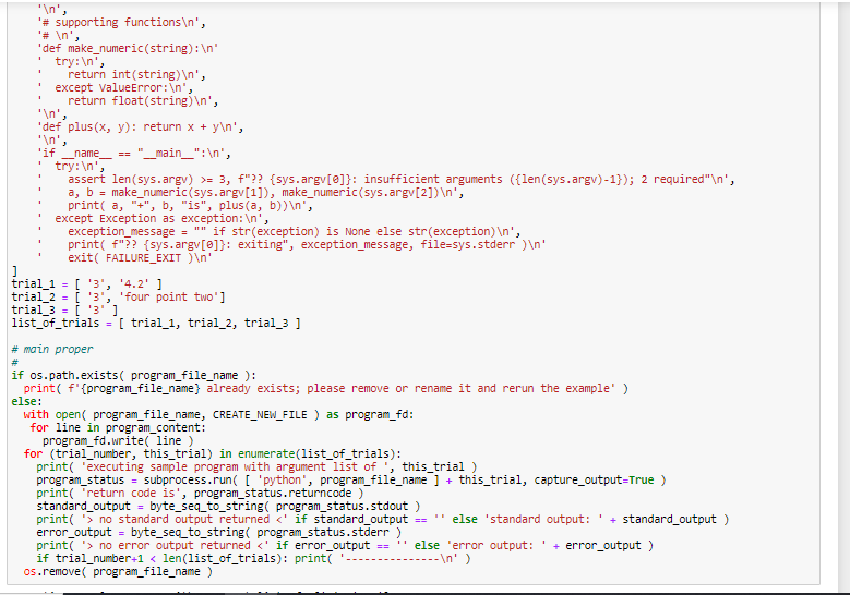 and recovering its output # ## import directives ## # subprocess.run -