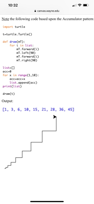 graph the first few outputs of the Fibonacci pattern. Problem Three: Use