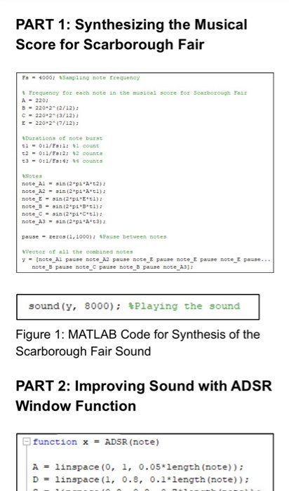 purpose of this lab is to construct physically meaningful signals mathematically in