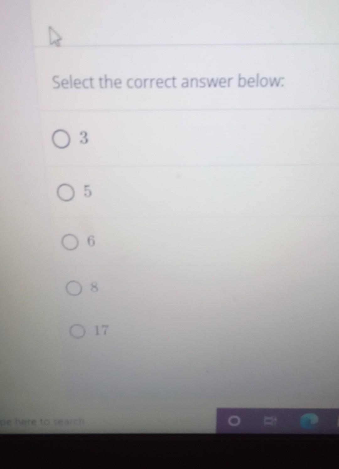  \fQuestion Given the following box-and-whisker plot, what is the third quartile