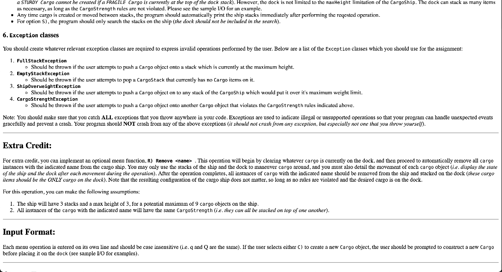 representation of the ship in it's current state after each user operation.