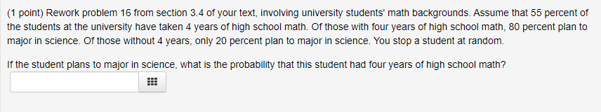 seeds. Assume that so percent are of type A, 40 percent of
