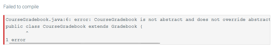 score) { HashMap studentScores = gradebookData.get(assignment); if (studentScores == null) { studentScores