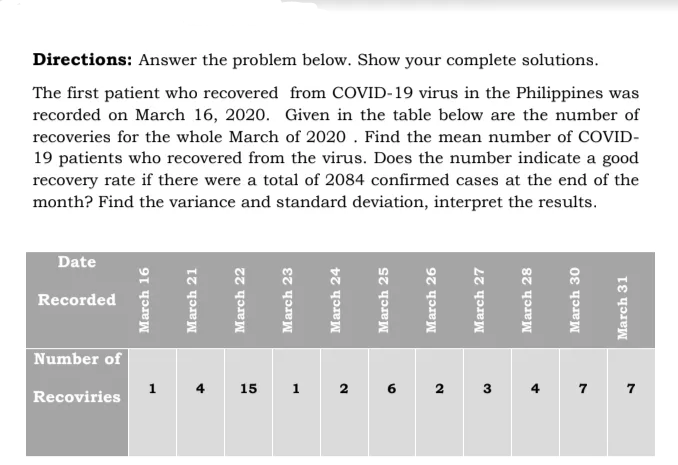 Help me please, provide what's needed below with solution and explanation. Directions: