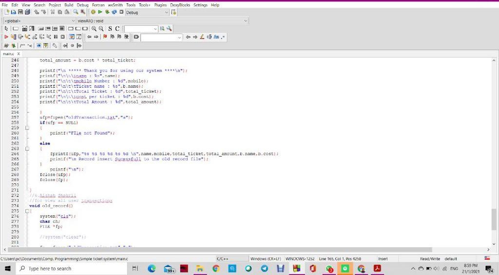 code); //system("clear"); fp = fopen("data.txt","r"); if(fp == NULL) 5 06 07 8