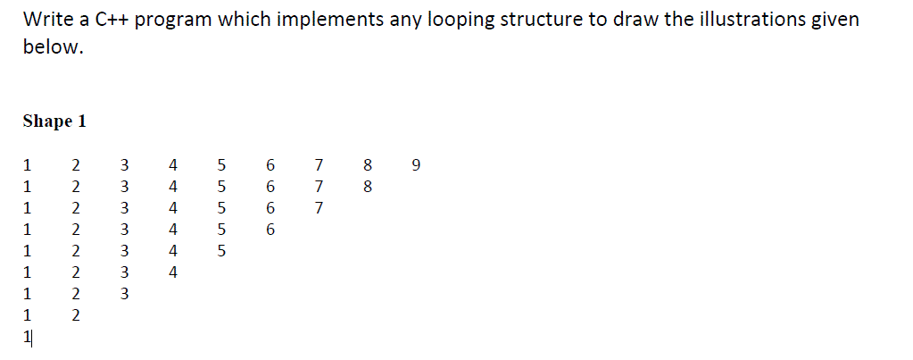 1. Please write the following program in c++. Also pleas show all