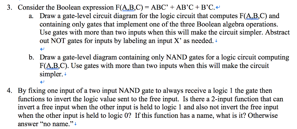  3. Consider the Boolean expression F(A.B.C) ABC, ABC + B,C.4 a.