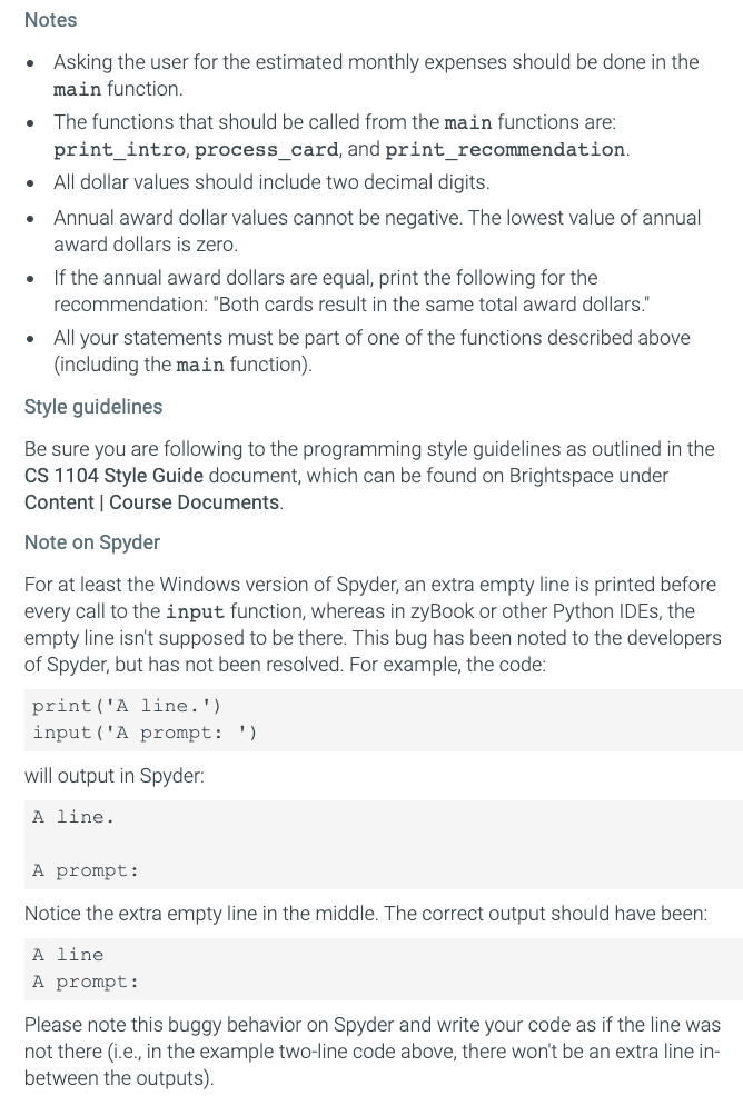 offers and provide a recommendation based on how many award dollars each