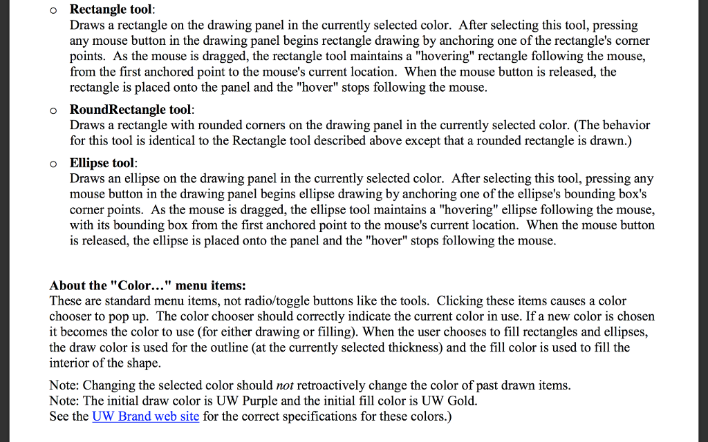 of writing graphical applications in Java. The key concepts are 2D graphics,
