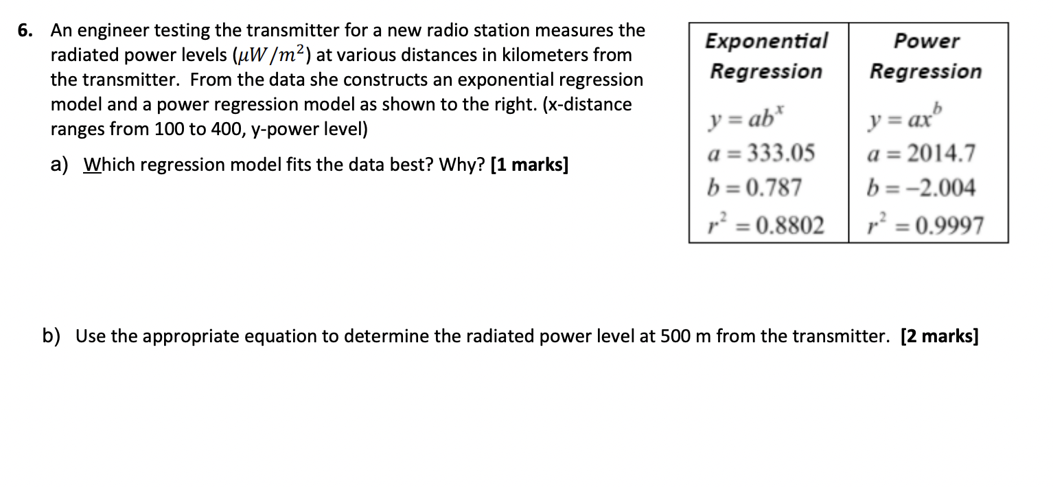 please show work and explain how you got the answer An engineer
