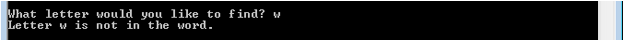 2. Using a for loop, get an 8-letter word from the user,