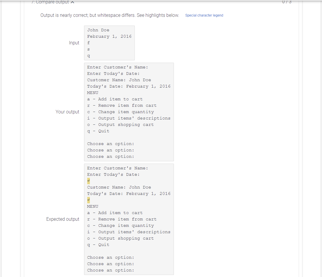 (MY CODE) Main.c #include #include "ItemToPurchase.h" #include "ShoppingCart.h" void PrintMenu(ShoppingCart usrShopping) {