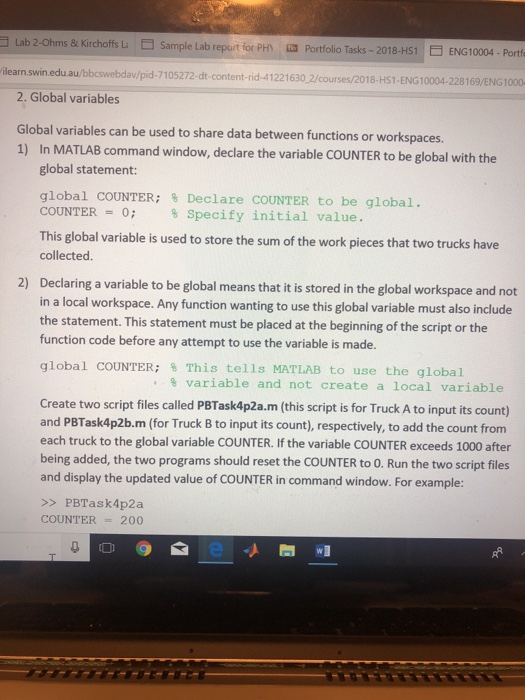  Lab 2-0hms & Kirchoffs L Sample Lab report for PH Portfolio