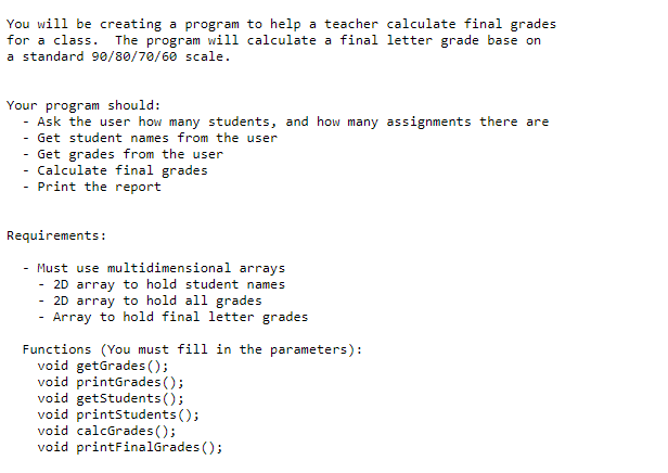 Please correct this C coding program. I know their are errors, becuase