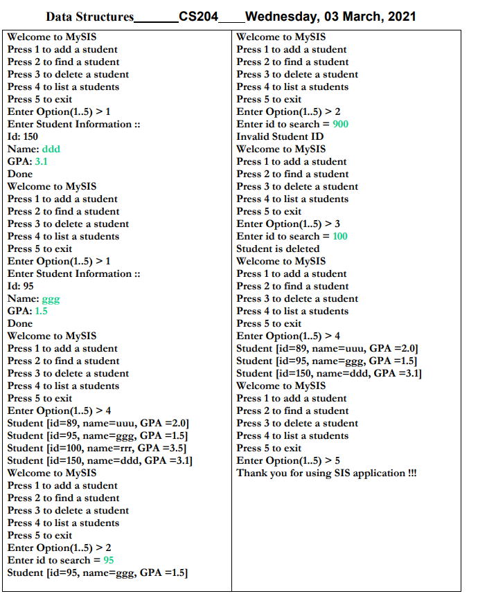private int capacity; private int[] arr; private int size; public MyArrayImpl(int capacity)