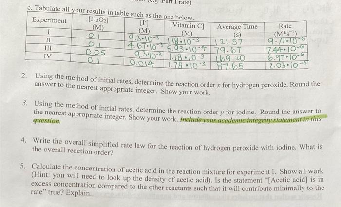 Please answer question 2 and 3 asap. c. Tabulate all 2. Using