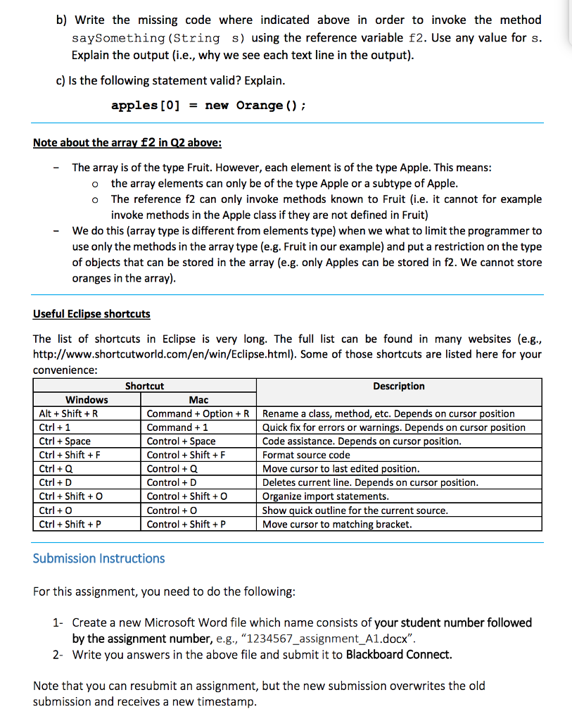 Apple, Orange, GoldenDelicious, and Mclntosh are defined in the following inheritance hierarchy: