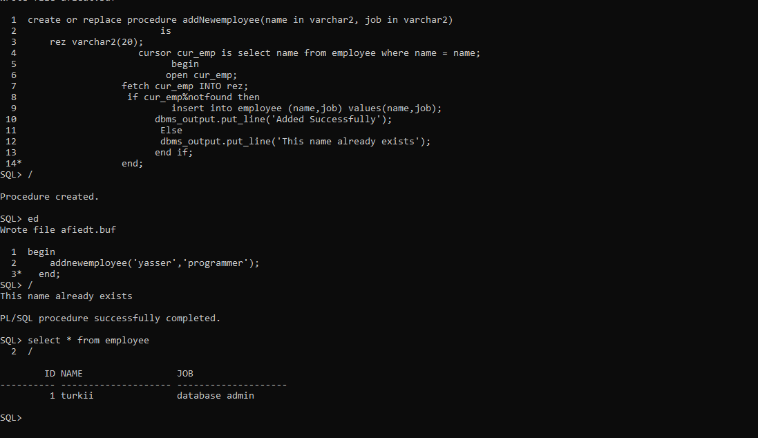 whats wrong with my code?it says the name already exists even tho