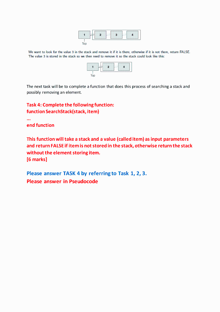 queue for i in [p,4) : // enqueue() adds the element to