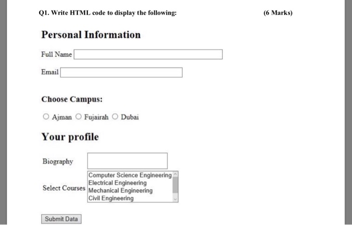  the subject is web system .. Create simple Web pages using