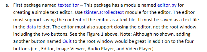 Problem (70 points): Learn about the fundamentals of tkinter widgets and GUI