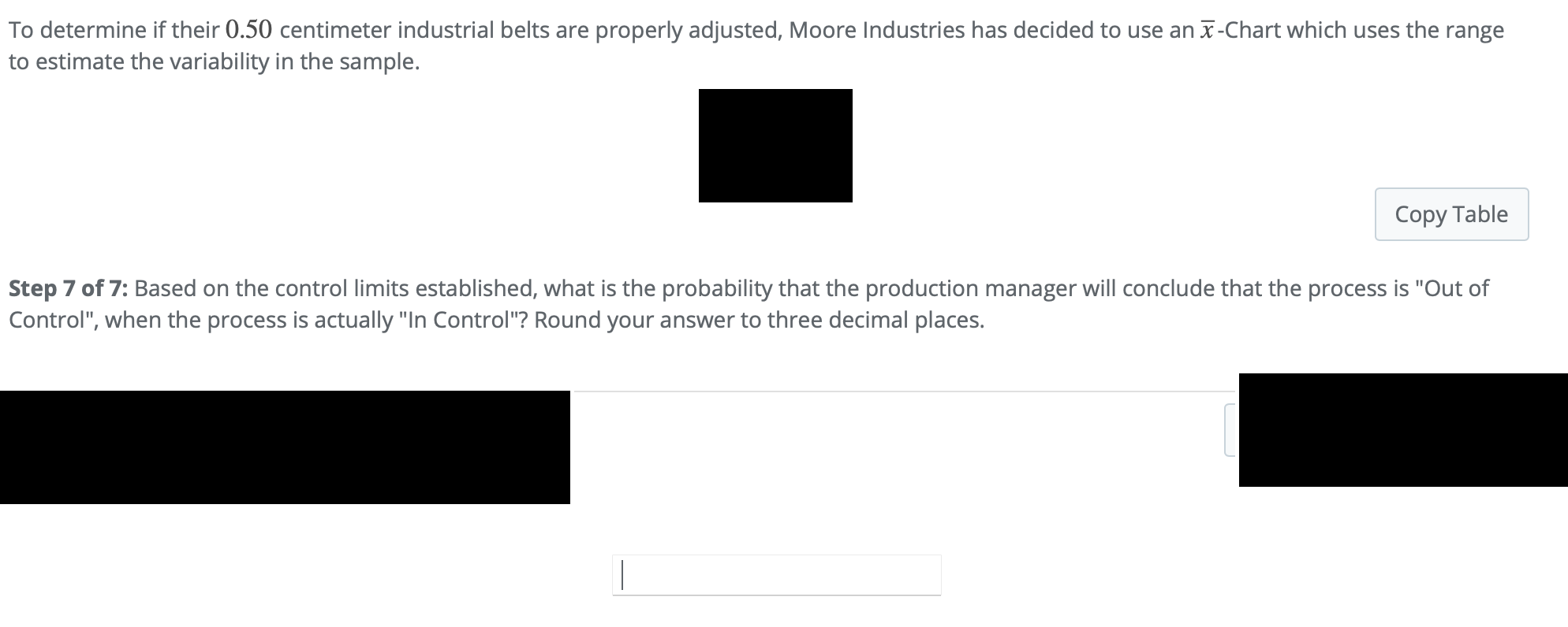 Period obs1 obs2 obs3 obs4 Sample Mean Sample Range1 0.48 0.49 0.51