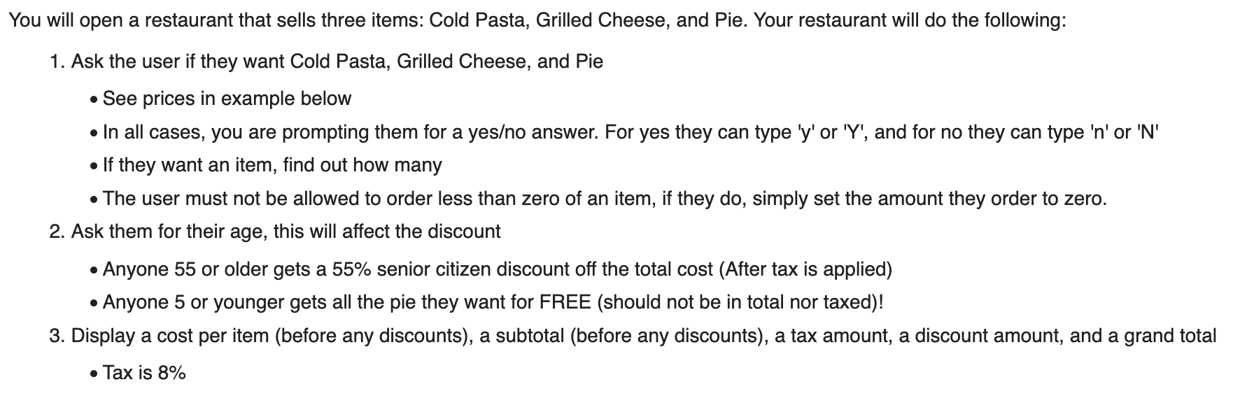 Python please and as simple as possible. thank you ou will open