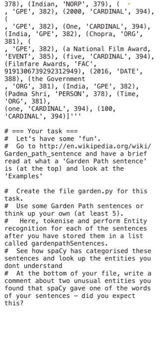example code before doing this task to become more comfortable with the