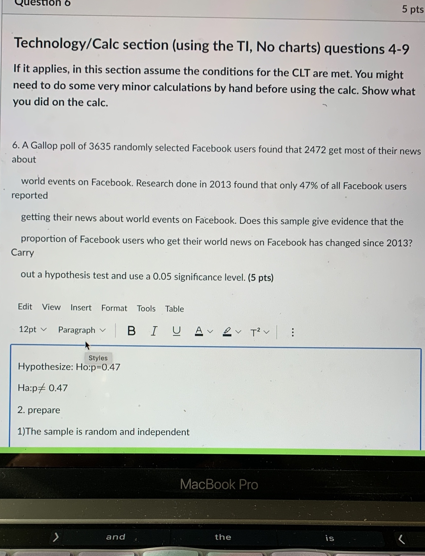 Ok I'm lost now can u please help me solve this quesnon