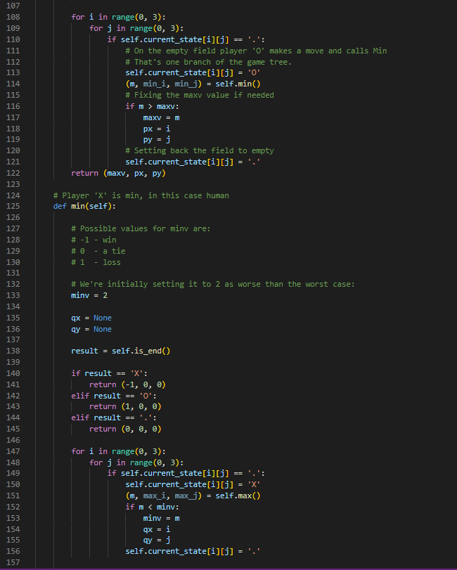 about the best possible move for Player 1 (the player represented by