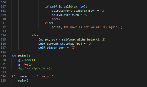 moves till the end of game, in which one player cannot move