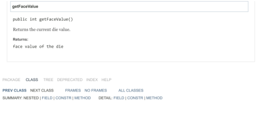 1 and the number of faces on the die Field Summary Fields