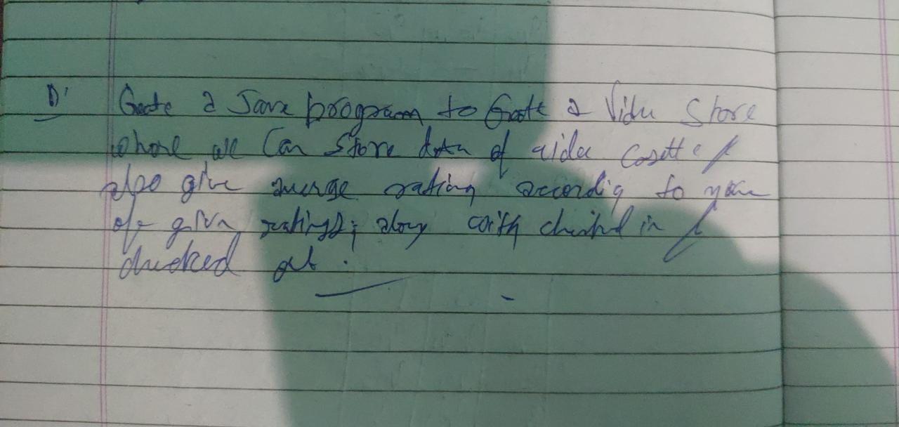 D Gucte a Save program to Gott a vidu Store where