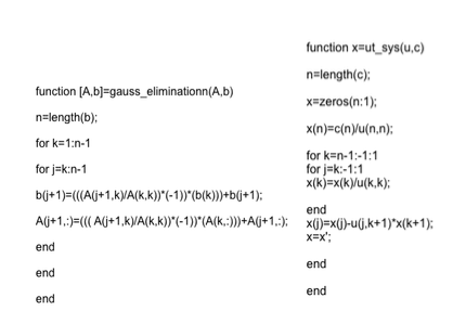 If this case happens, we will swap the rows. I try to