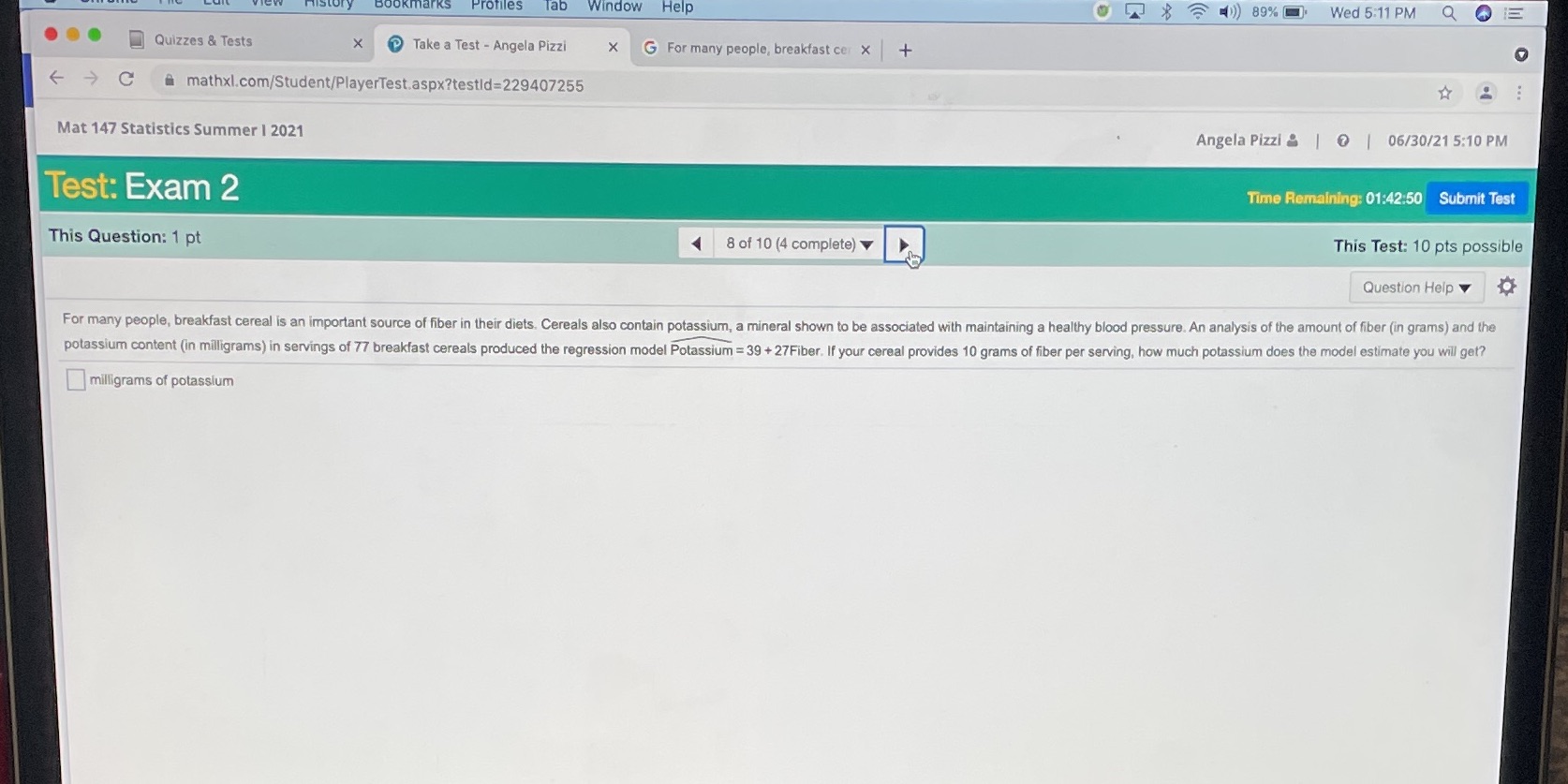  Bookmarks Profiles Tab Window Help Wed 5:11 PM Q QE Quizzes